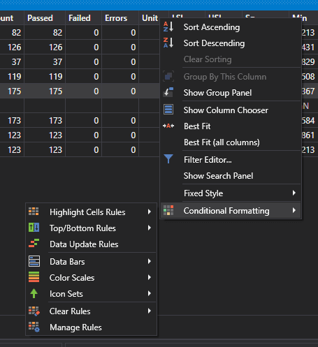 ConditionalFormatting