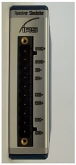 Front connector of the resolver simulator module