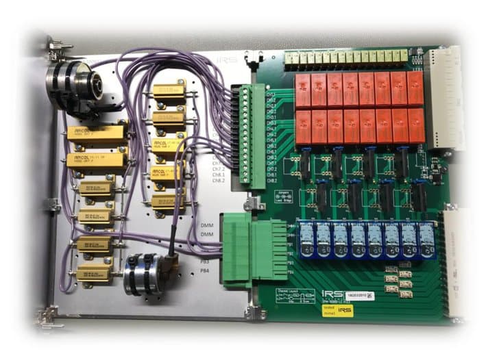 SPM-100802-LC with mounted loads and motor inductors