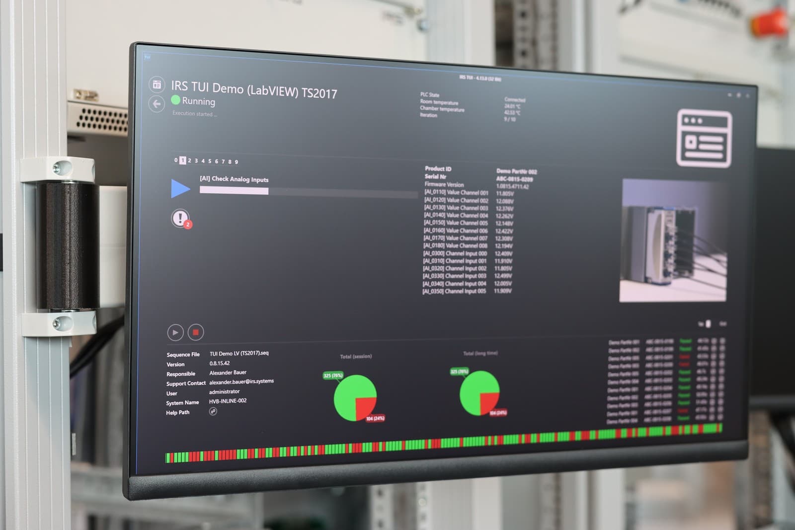 TUI – Teststand User Interface für NI TestStand