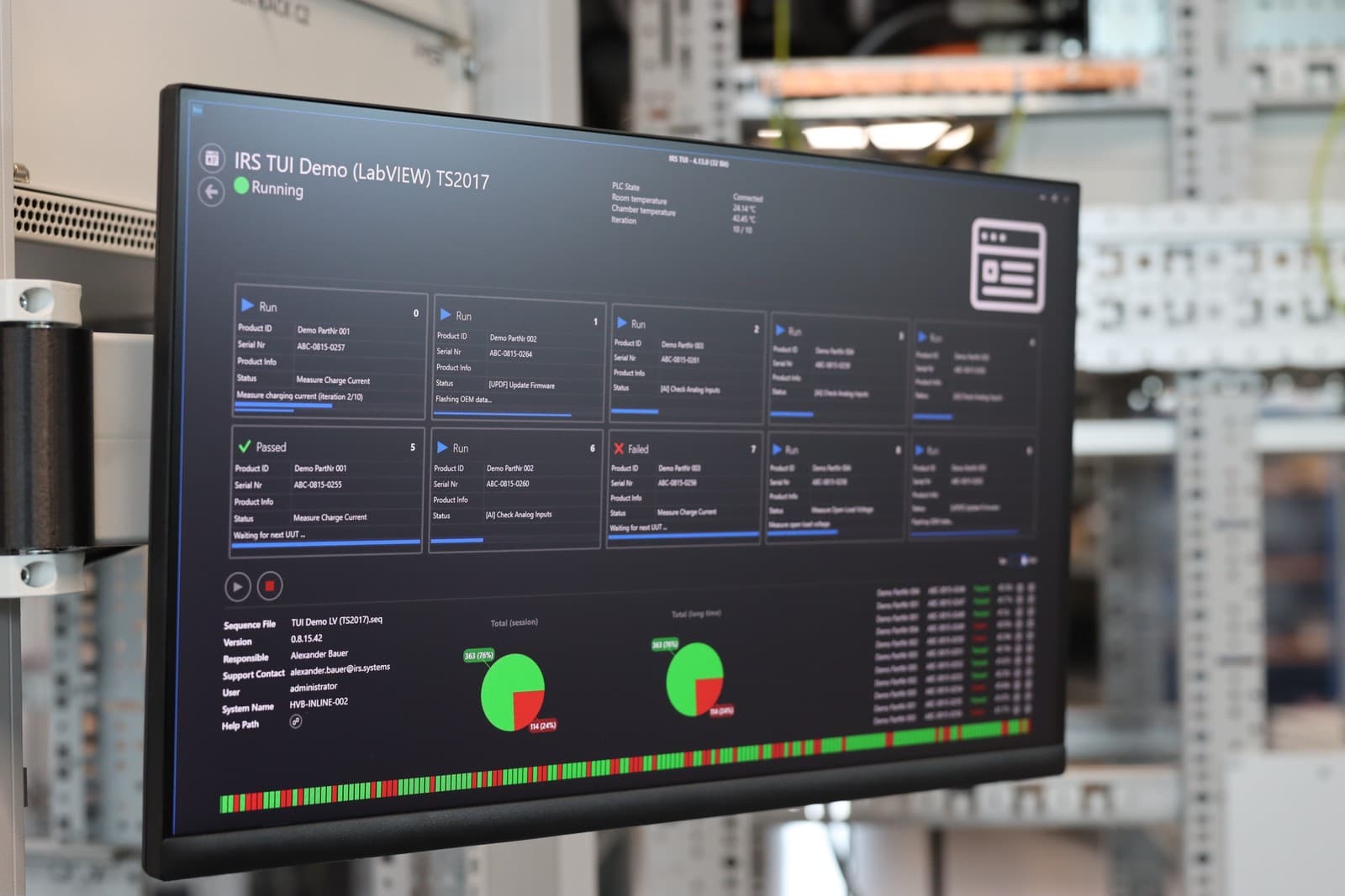 TUI – Teststand User Interface für NI TestStand