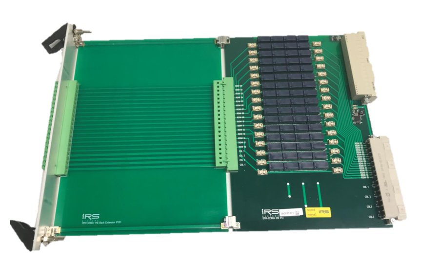 SPM-021604-MX-E circuit board with matrix relays and breakout pcb